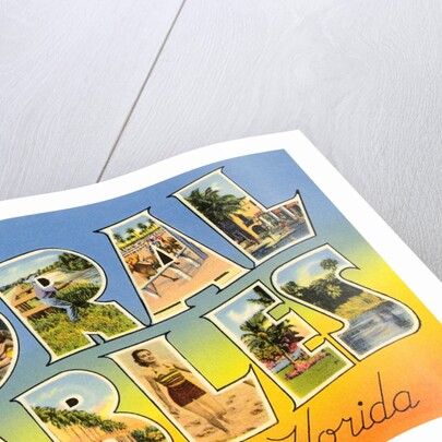 Greetings from Coral Gables, Florida by Anonymous