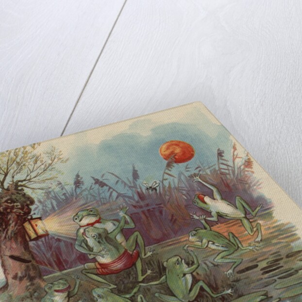 Frogs dancing in moonlight by Anonymous