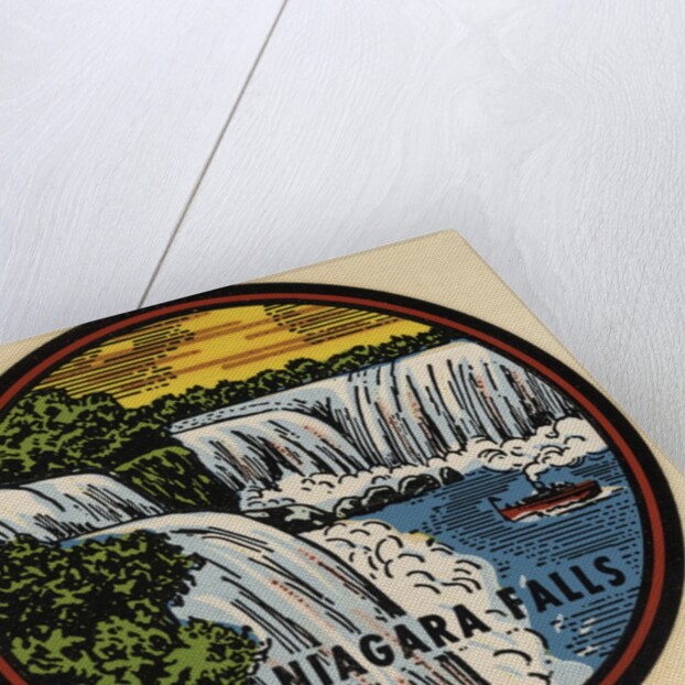Niagara Falls travel decal by Anonymous