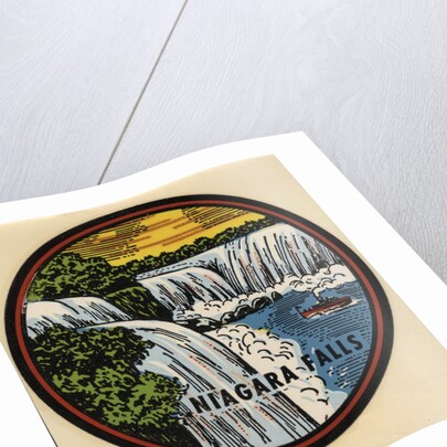 Niagara Falls travel decal by Anonymous