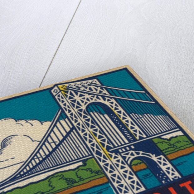 George Washington Bridge travel decal by Anonymous