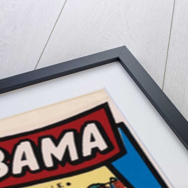 Alabama travel decal by Anonymous