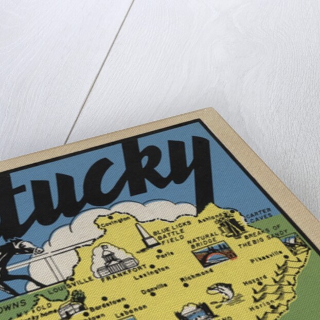 Kentucky travel decal by Anonymous