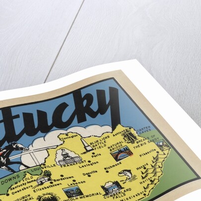 Kentucky travel decal by Anonymous