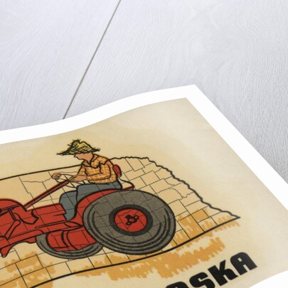 Nebraska travel decal by Anonymous