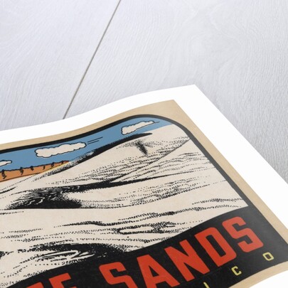 White Sands New Mexico travel decal by Anonymous