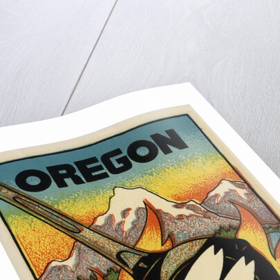 Oregon travel decal by Anonymous