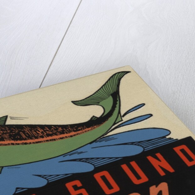 Puget Sound Salmon travel decal by Anonymous
