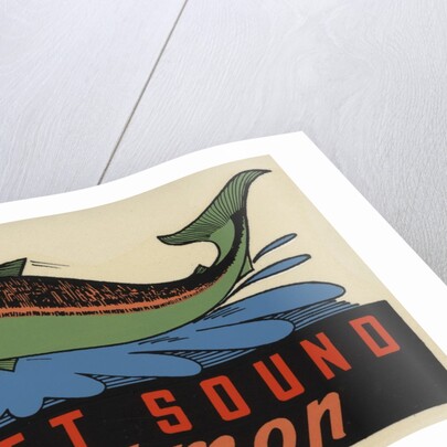 Puget Sound Salmon travel decal by Anonymous