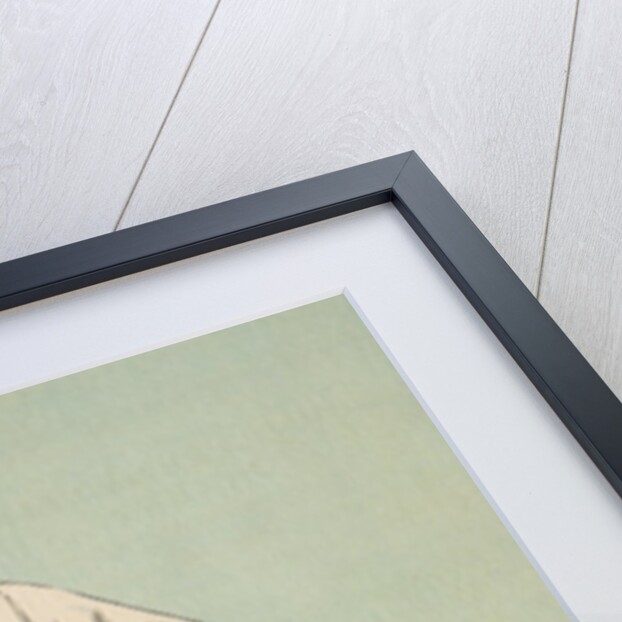 Boy with cricket bat by Anonymous