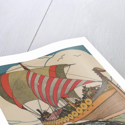 Leif Erickson at sea by Anonymous
