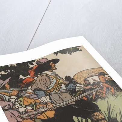 European explorers in New World by Anonymous