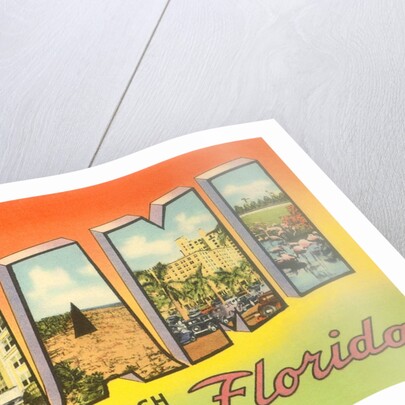 Greetings from Miami and Miami Beach, Florida by Anonymous