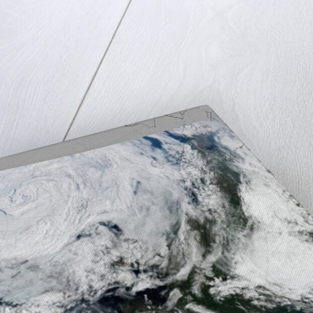 Strong Summer Cyclone Churns Over the Arctic Ocean by Anonymous