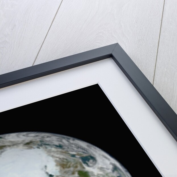 Composite Satellite View of Earth from the North Pole by Anonymous