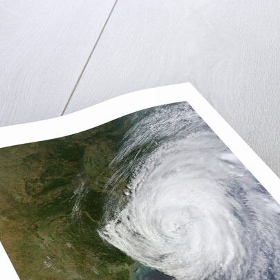 Hurricane Isaac (09L) over Louisiana by Anonymous