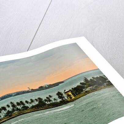 Sra and Old San Juan in distance, Puerto Rico by Anonymous