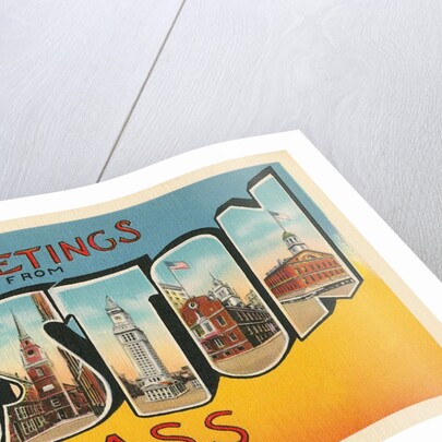 Greetings from Boston, Massachusetts by Anonymous