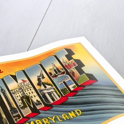 Greetings from Baltimore, Maryland by Anonymous