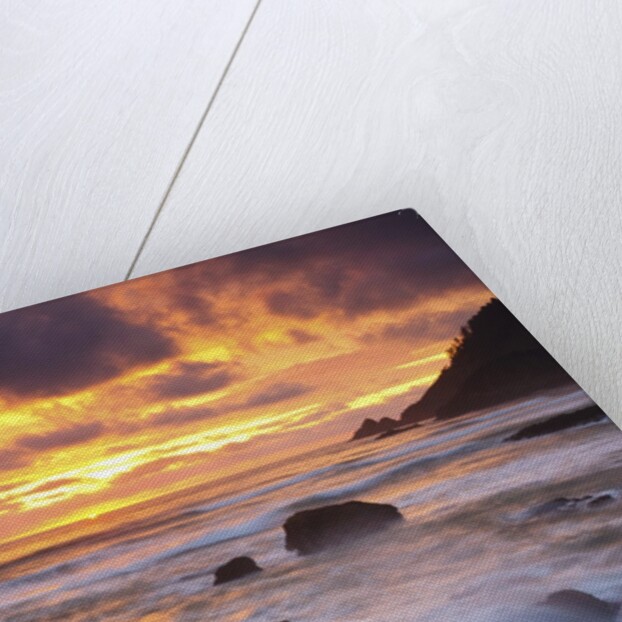 sunset along Indian Beach, Oregon Coast. Pacific Ocean. Pacific Northwest, United States by Anonymous