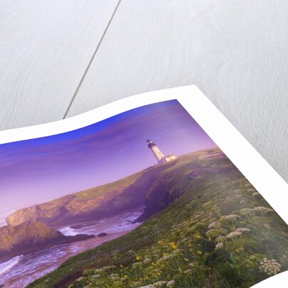 sunrise thru fog, Yaquina Head Lighthouse, Oregon Coast. Pacific Northwest, United States by Anonymous