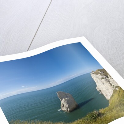 View of the Aiguille cliff , High Normandy , France by Anonymous