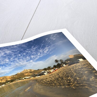 View of beach and coastline, San Vito lo Capo, Sicily, Italy by Anonymous