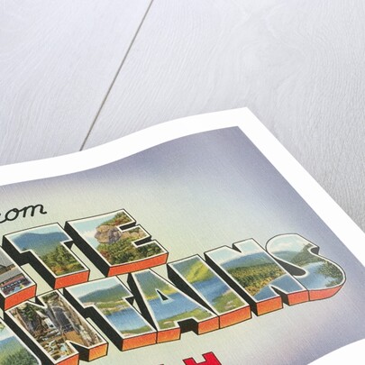 Greetings from White Mountains, New Hampshire by Anonymous