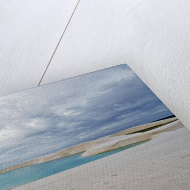 White Sand dunes and fresh water lakes at Lencois Maranheinses National Park, Brazil by Anonymous