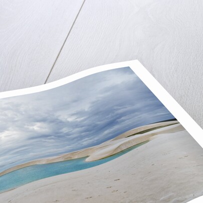 White Sand dunes and fresh water lakes at Lencois Maranheinses National Park, Brazil by Anonymous