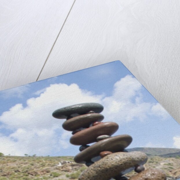 Land art at beach at Lingua, Sicily, Italy by Anonymous