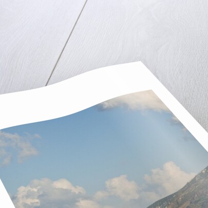 View of Lipari from Lingua Salt Pond, Sicily, Italy by Anonymous