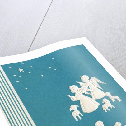 Young Angels and Lambs with the Star of Bethlehem by Anonymous