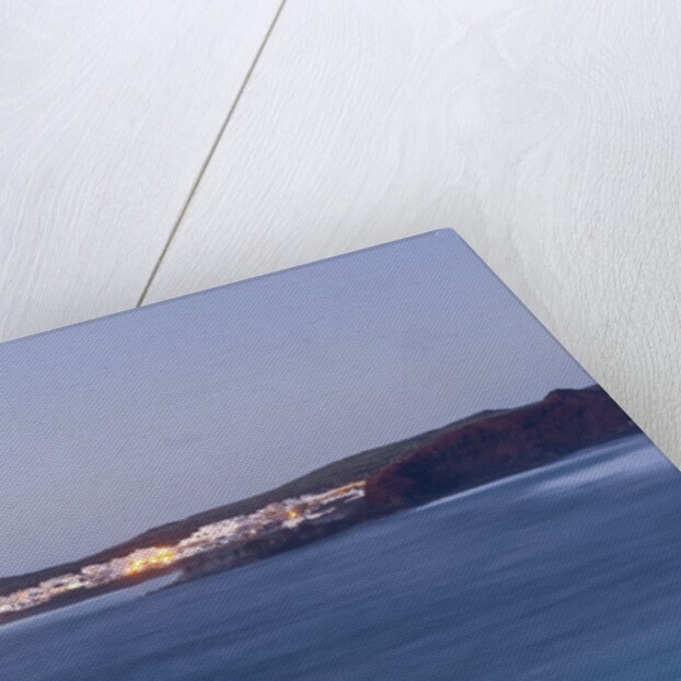 View of El Golfo at dusk, Lanzarote, Spain by Anonymous