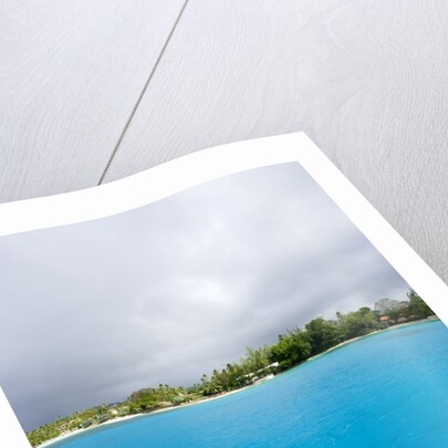 Blue water with beach, Sandy Lane Beach, Barbados by Anonymous