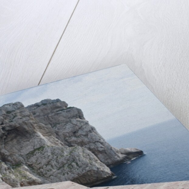 Stairways to reach Grotte di Nettuno, near Capo Caccia, Alghero, Sardinia, Italy by Anonymous
