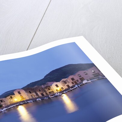 View of town along Temo River, Bosa, Sardinia, Italy by Anonymous