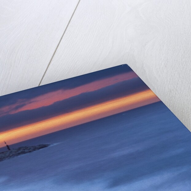 Sea at sunset, Castelsardo, Sardinia, Italy by Anonymous