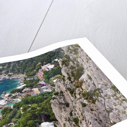 Marina Piccola and coast from Giardini di Augusto, Capri, Capri Island, Campania, Italy by Anonymous
