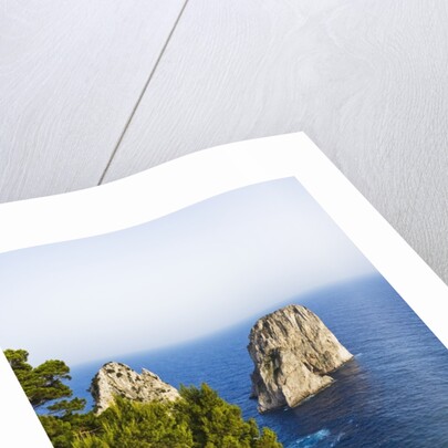 View of Faraglioni from Belvedere di Tragara, Capri, Capri Island, Campania, Italy by Anonymous