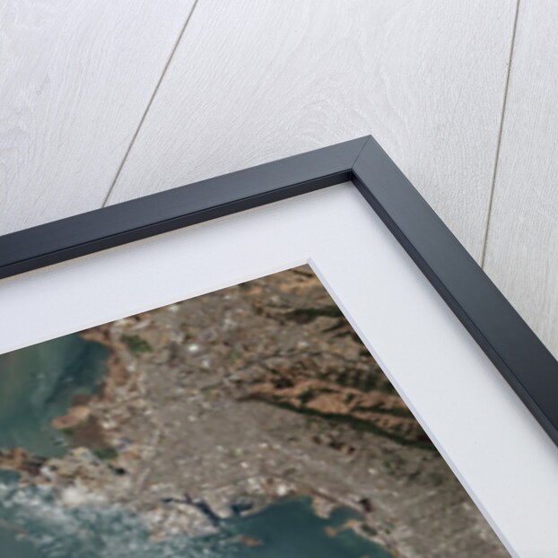 Satellite View of a Foggy Day in San Francisco by Anonymous