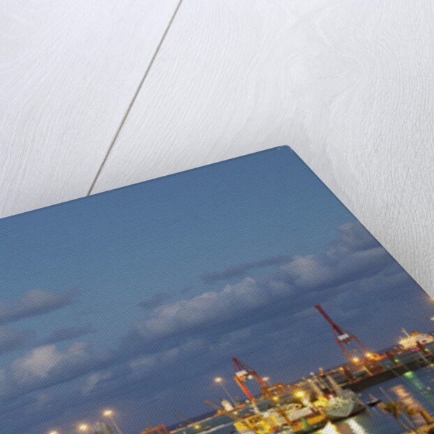 Harbor at night, Las Palmas, Gran Canaria, Spain by Anonymous