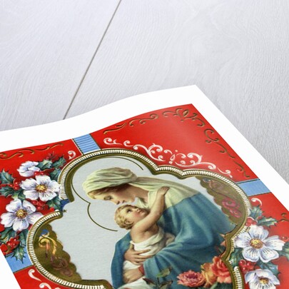 Vintage Illustration of the Virgin and Child by Anonymous