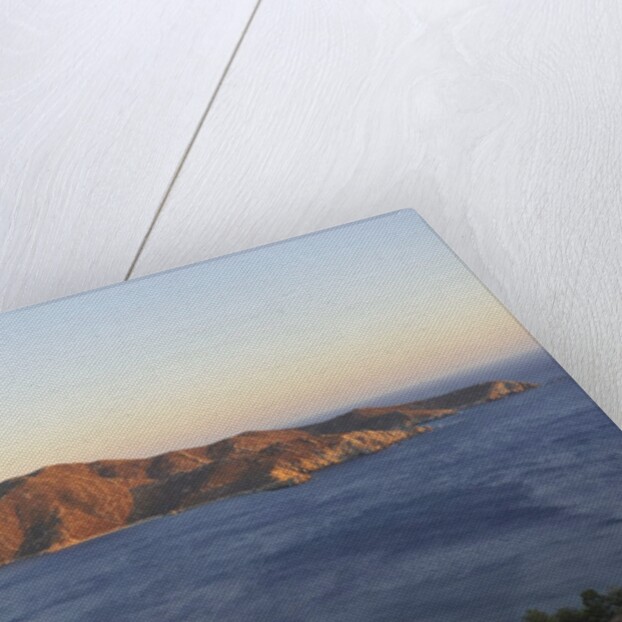Scenic View of South of Island from Profiti Ilias Mount, Patmos, Dodecanese, Greece by Anonymous