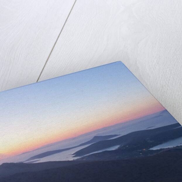 Sunset view from Klidi Mountain, Leros, Greece by Anonymous