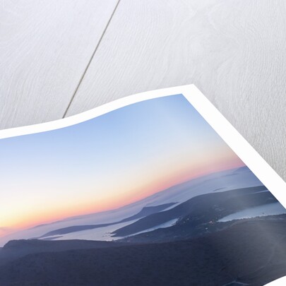 Sunset view from Klidi Mountain, Leros, Greece by Anonymous