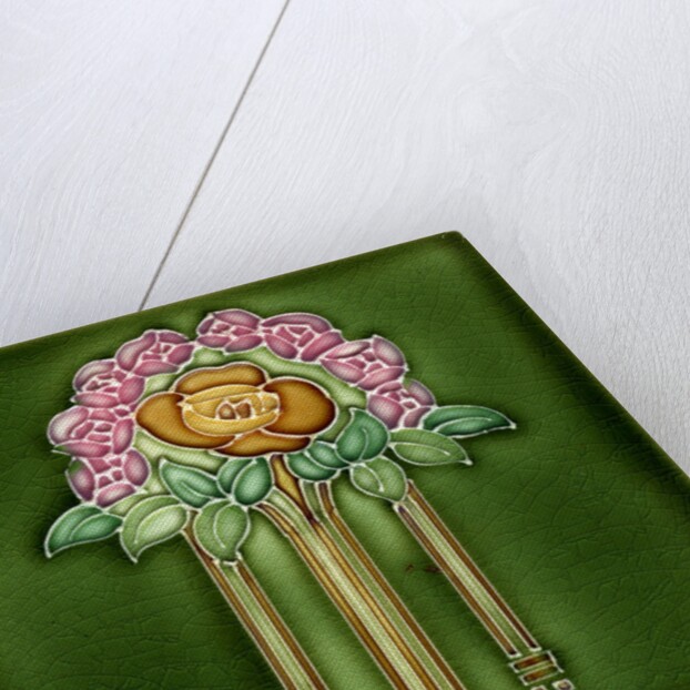 Art Nouveau Decorative Tile by Anonymous