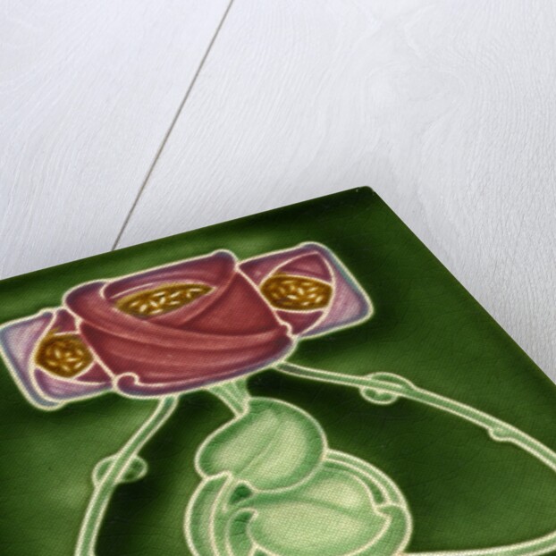 Arts & Crafts decorative tile by Anonymous