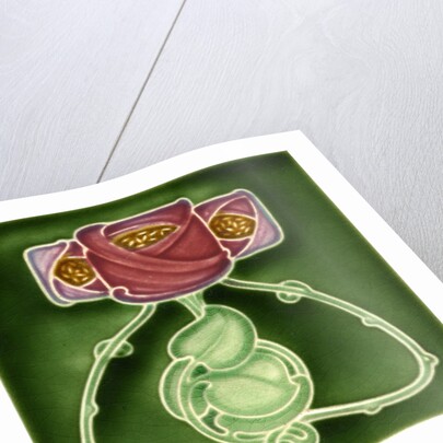 Arts & Crafts decorative tile by Anonymous