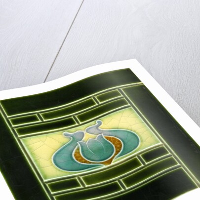 Arts & Crafts decorative tile by Anonymous